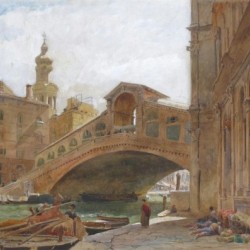Landscape near a bridge